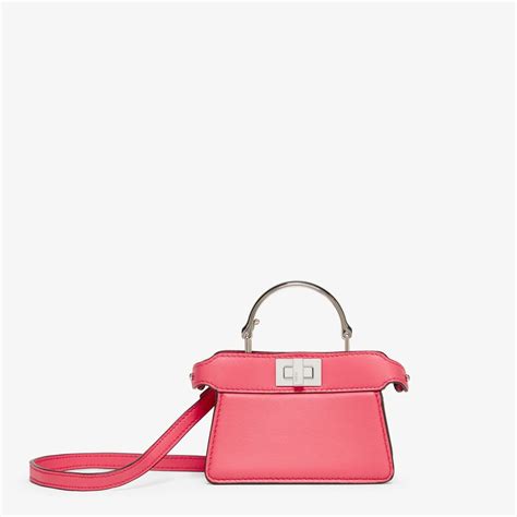 fendi pink two compartments|Nano Peekaboo .